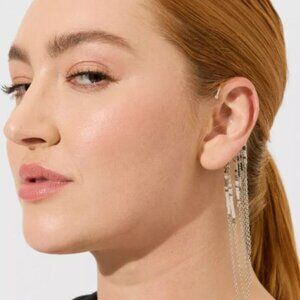 Torrid - Fringe Ear Cuff Earring in Silver​​​​​​